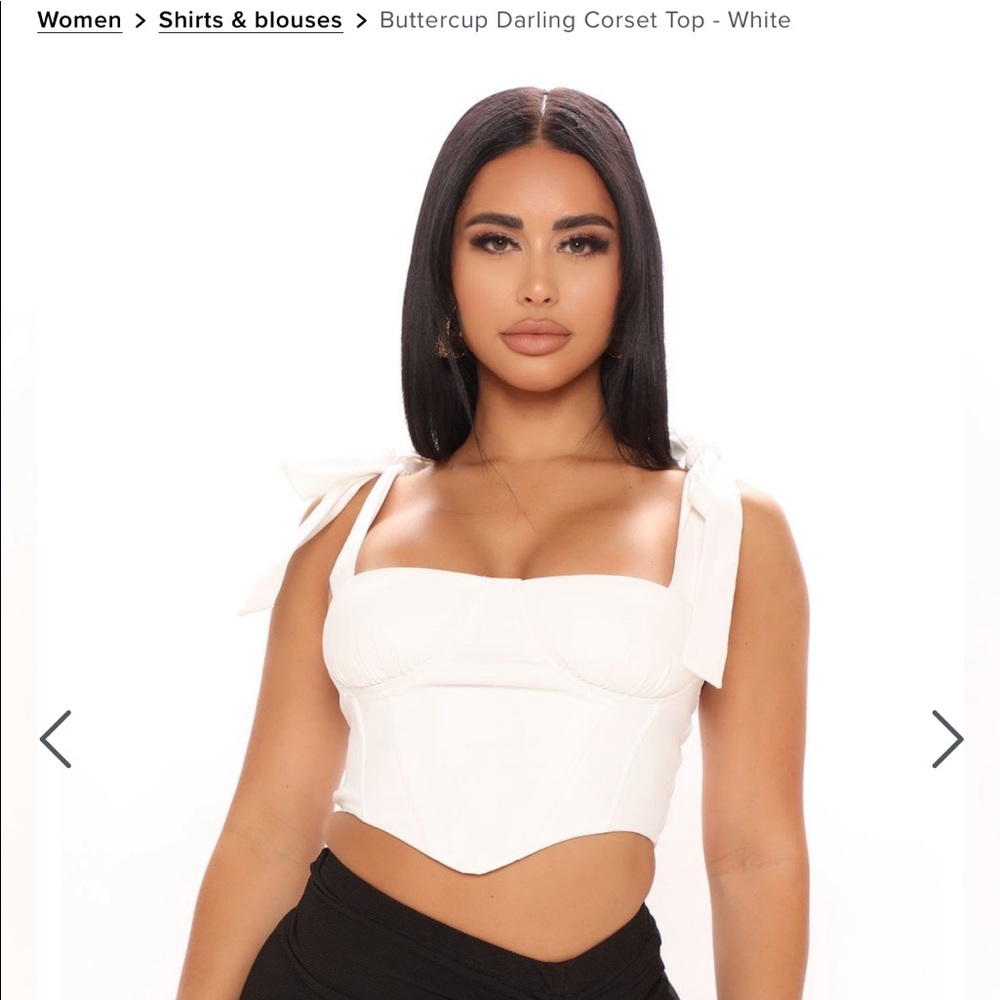 Super cute fashionnova corset top *NEVER WORN*